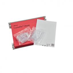 Rexel Foolscap Suspension Files with Tabs and Inserts 30mm base Red Pack of 50