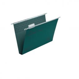 Rexel Foolscap Suspension Files 30mm base Manilla Green Pack of 50