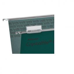 Rexel Foolscap Suspension Files 50mm base Manilla Green Pack of 50