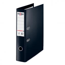 Rexel Choices Foolscap Lever Arch File Black 75mm Spine Width Pack of 10