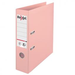 Rexel A4 Lever Arch File Peach 75mm Spine Width Solea Pack of 10