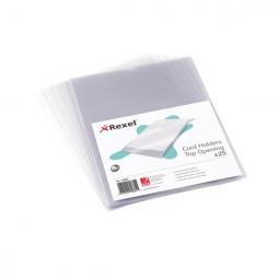 Rexel Nyrex Card Holder Open On Short Edge A4 Pack of 25