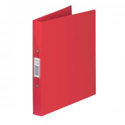 Rexel A4 Ring Binder Red 25mm 2 O-Ring Diameter Budget Pack of 10