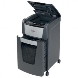 Rexel Optimum AutoFeed+ 300M Automatic Micro Cut Paper Shredder Black