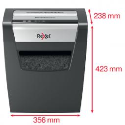 Rexel Momentum X410 Paper Shredder UK Black