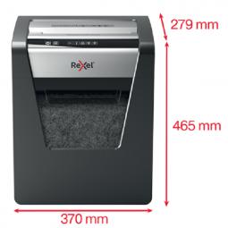 Rexel Momentum X415 UK Paper Shredder Black