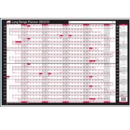 Sasco 2021/22 Long Range 2 Year Wall Planner Board Mounted 915W x 610mmH 